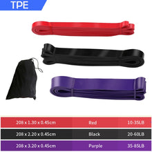 Load image into Gallery viewer, 41&quot; Resistance Bands 208cm Fitness Rubber Pull Up - fajofitness
