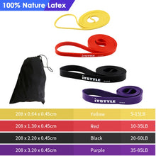 Load image into Gallery viewer, 41&quot; Resistance Bands 208cm Fitness Rubber Pull Up - fajofitness
