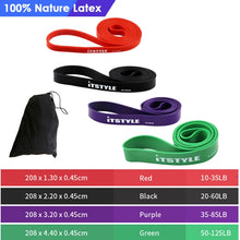 Load image into Gallery viewer, 41&quot; Resistance Bands 208cm Fitness Rubber Pull Up - fajofitness
