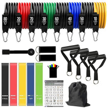 Load image into Gallery viewer, Resistance Bands Set Indoor Multifunctional Latex Elastic Cord - fajofitness
